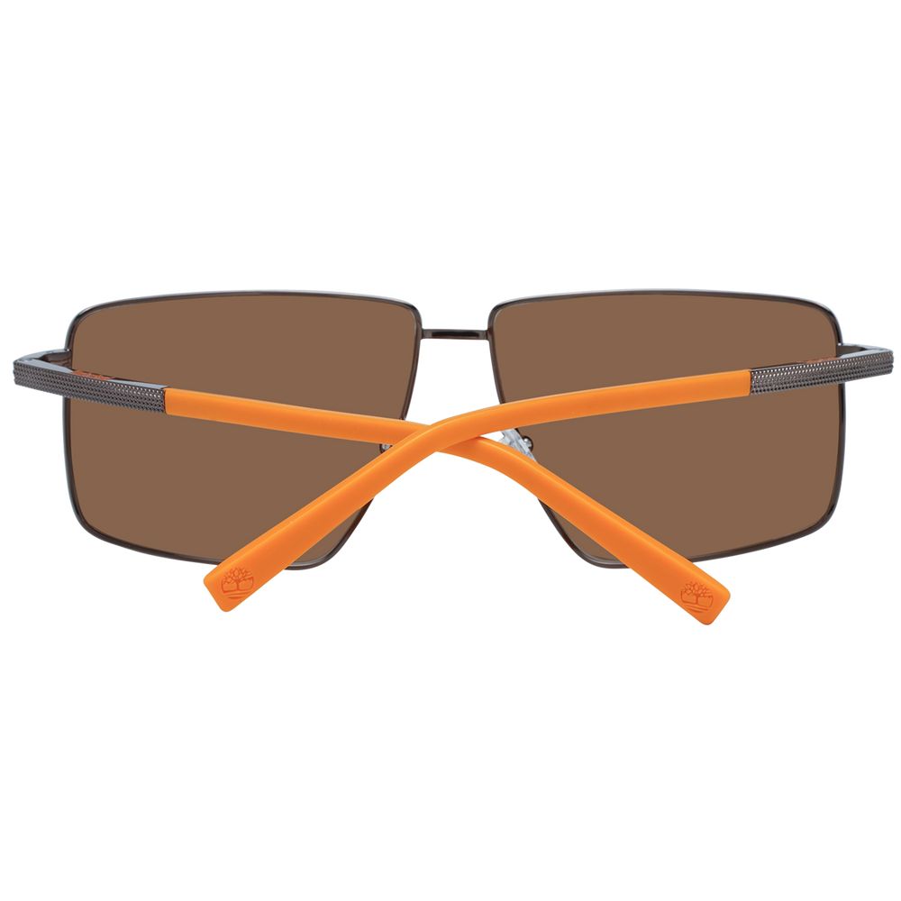 Timberland Sonnenbrille aus braunem Metall