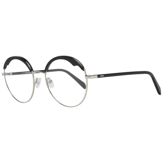 Emilio Pucci Brille (Gestell) aus schwarzem Metall und Kunststoff
