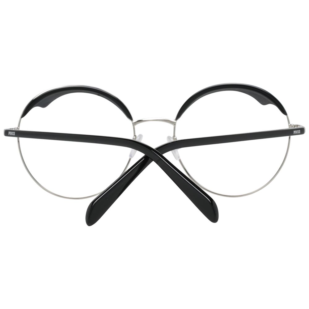 Emilio Pucci Brille (Gestell) aus schwarzem Metall und Kunststoff