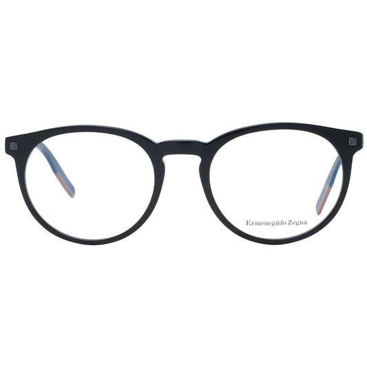 Ermenegildo Zegna Black Plastic Glasses (Frames)