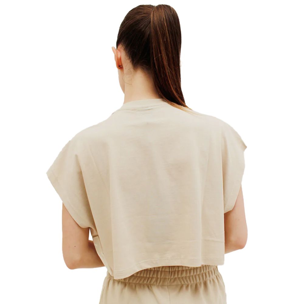 Comme Des Fuckdown Beige Baumwolle Damen T-Shirt