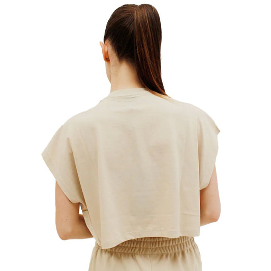 Comme Des Fuckdown Beige Baumwolle Damen T-Shirt