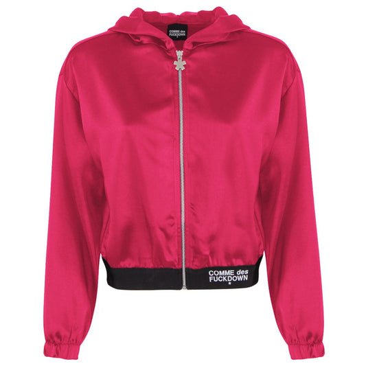 Comme Des Fuckdown Fuchsia Polyester Damenjacke