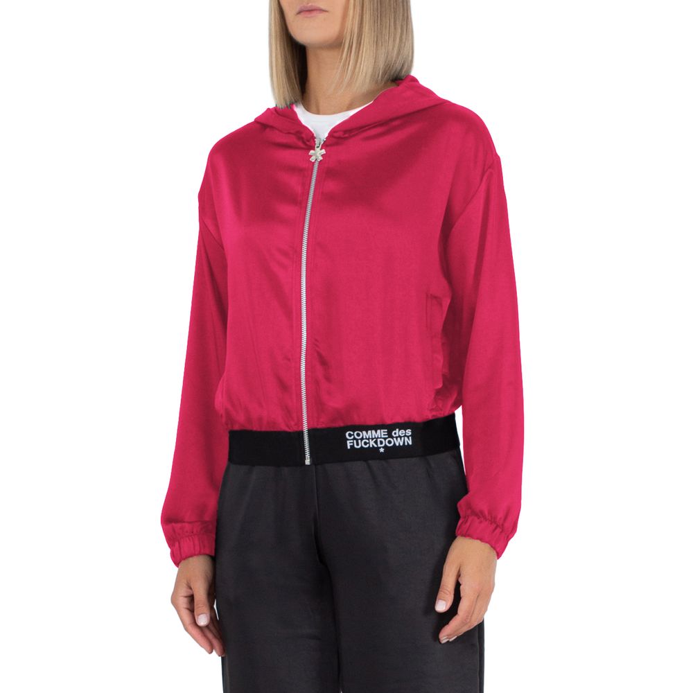 Comme Des Fuckdown Fuchsia Polyester Damenjacke