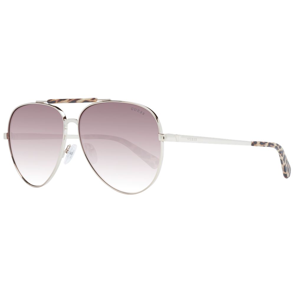 Guess – Braune Sonnenbrille aus Metall