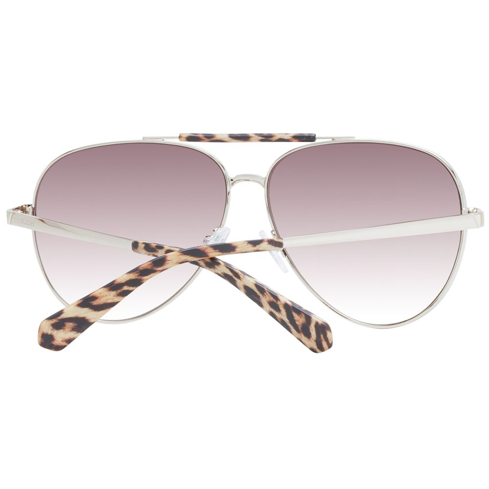 Guess – Braune Sonnenbrille aus Metall
