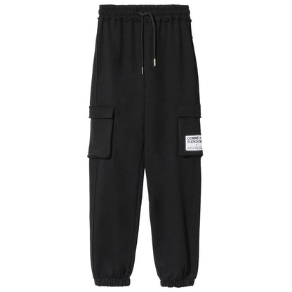 Comme Des Fuckdown Schwarze Baumwollhose für Damen