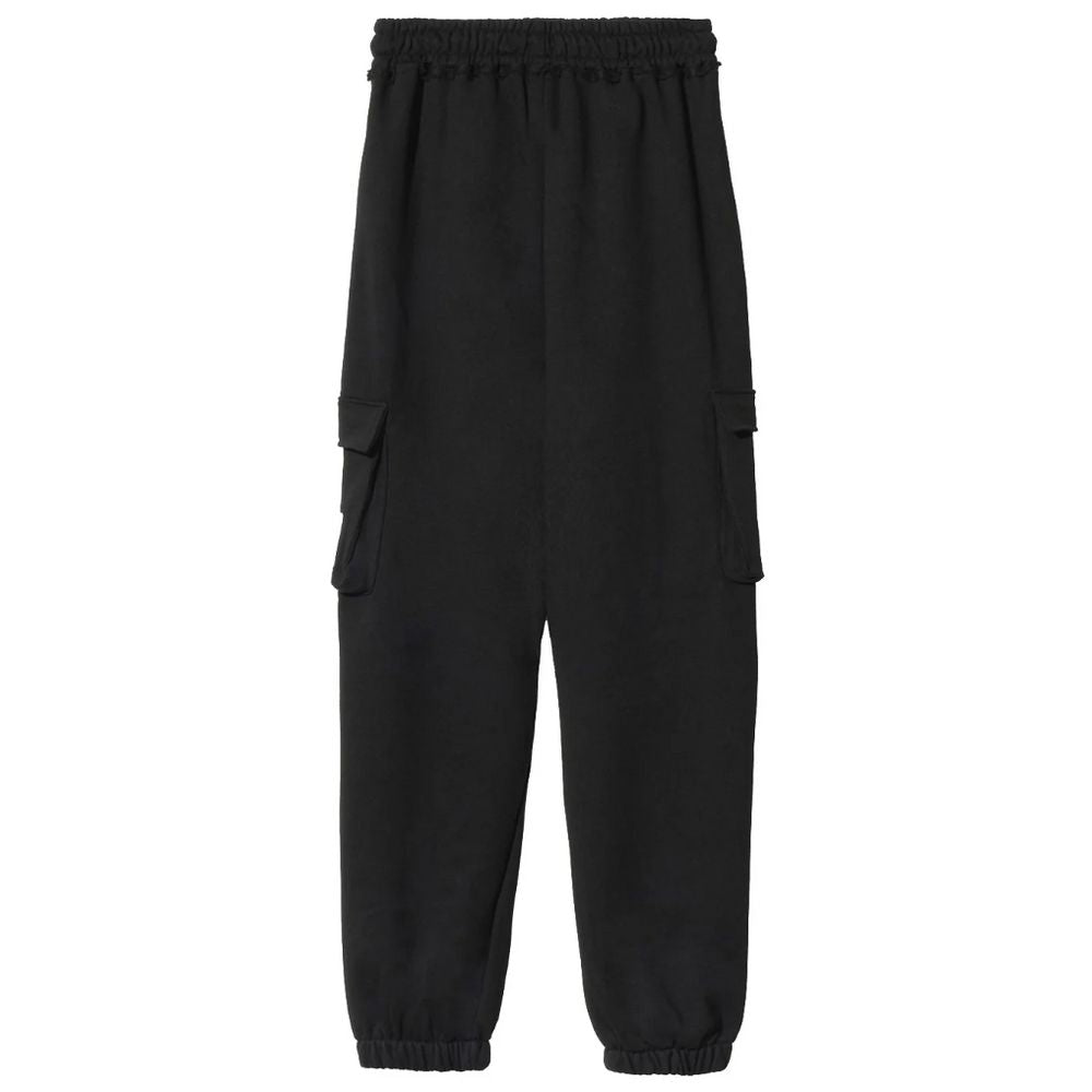 Comme Des Fuckdown Schwarze Baumwollhose für Damen