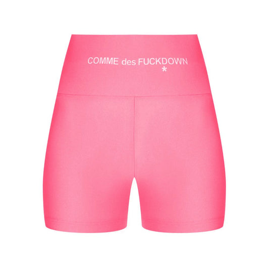 Comme Des Fuckdown – Rosa Polyester-Shorts