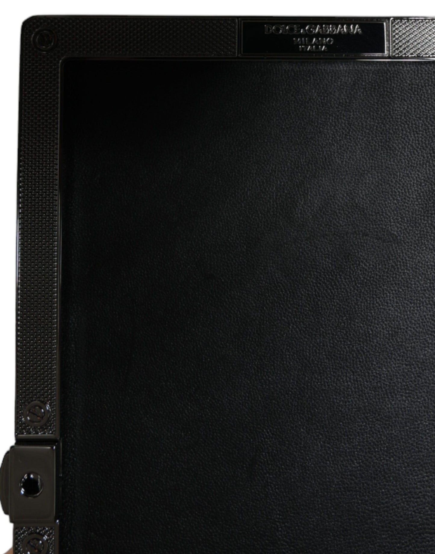 Dolce &amp; Gabbana Schwarze Samt-Clutch mit Kristallen für Abendpartys