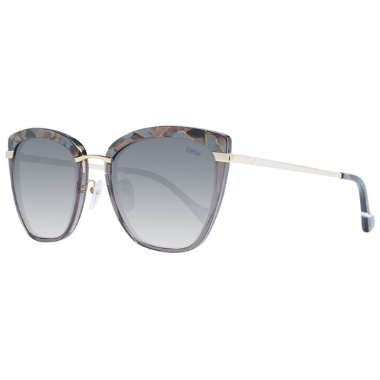 Yalea Sonnenbrille aus grauem Metall