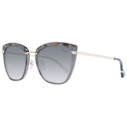 Yalea Sonnenbrille aus grauem Metall