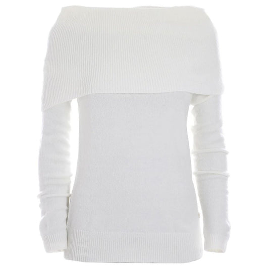 Yes Zee – Weißer Viskosepullover