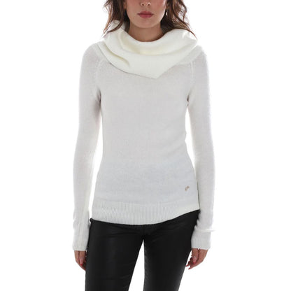 Yes Zee – Weißer Viskosepullover