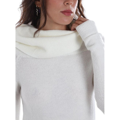 Yes Zee – Weißer Viskosepullover
