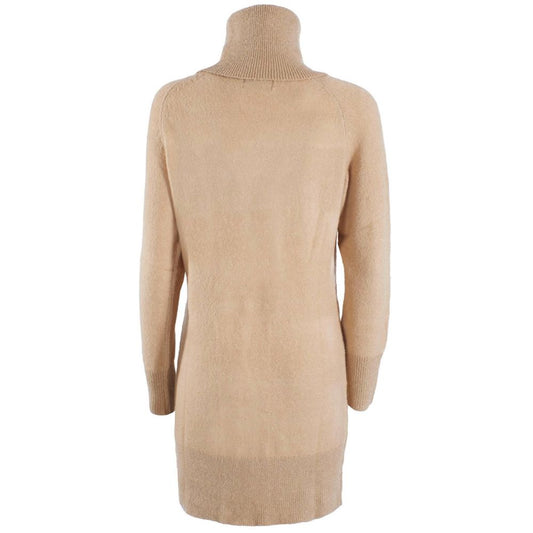 Yes Zee – Beiges Viskosekleid