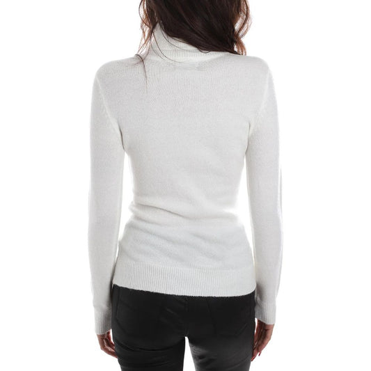 Yes Zee – Weißer Viskosepullover