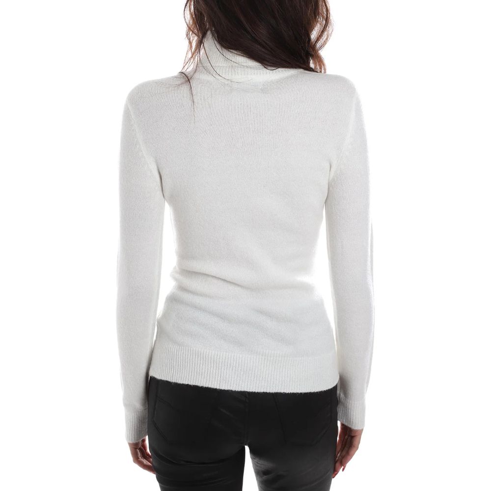 Yes Zee – Weißer Viskosepullover
