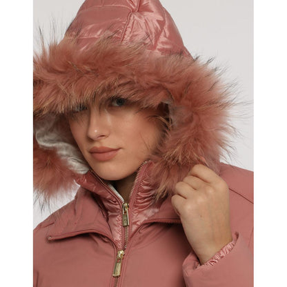 Yes Zee Pink Nylon Jacken &amp; Mantel