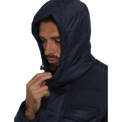 Yes Zee Blaue Wolljacke für Herren