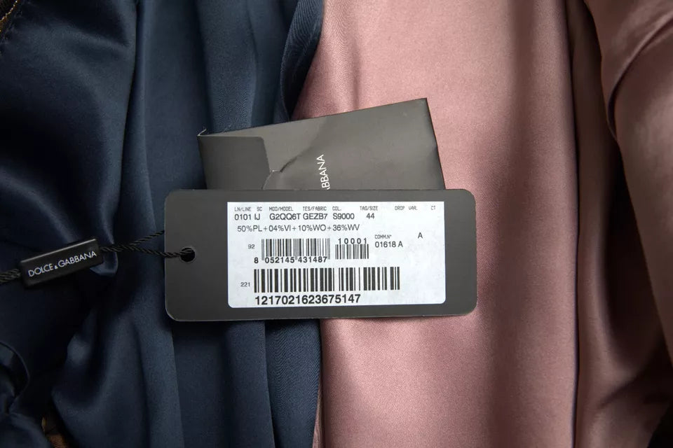 Dolce &amp; Gabbana – Mehrfarbiger Patchwork-Einreiher-Blazer