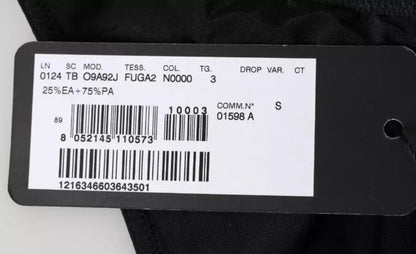 Dolce &amp; Gabbana Schwarzer Nylon-Badeanzug, Strandmode, Bikinihose