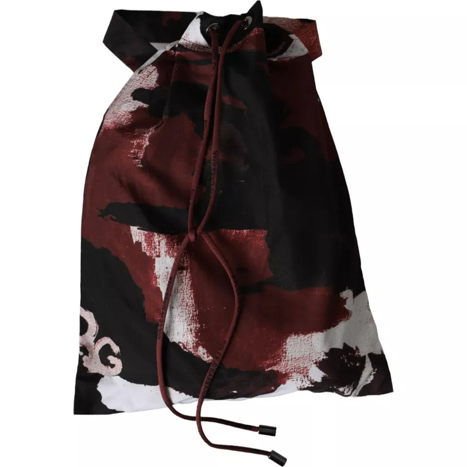 Dolce &amp; Gabbana Multicolor Camouflage DG Logo Beachwear Shorts Bademode