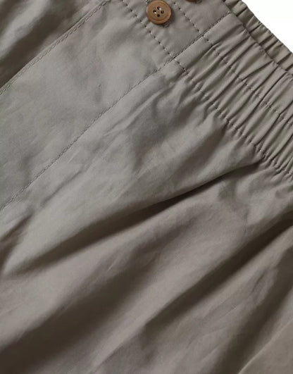 Dolce &amp; Gabbana – Boxershorts aus brauner Baumwolle in regulärer Passform