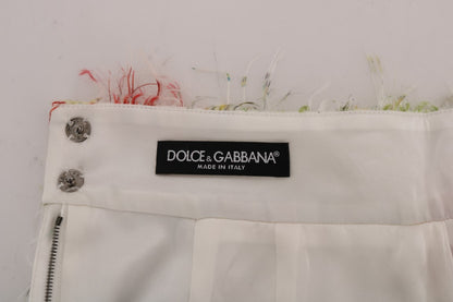 Dolce &amp; Gabbana – Gerader Bleistiftrock mit Blumenmuster
