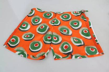 Dolce &amp; Gabbana Orange Cupcake Beachwear Shorts Bademode