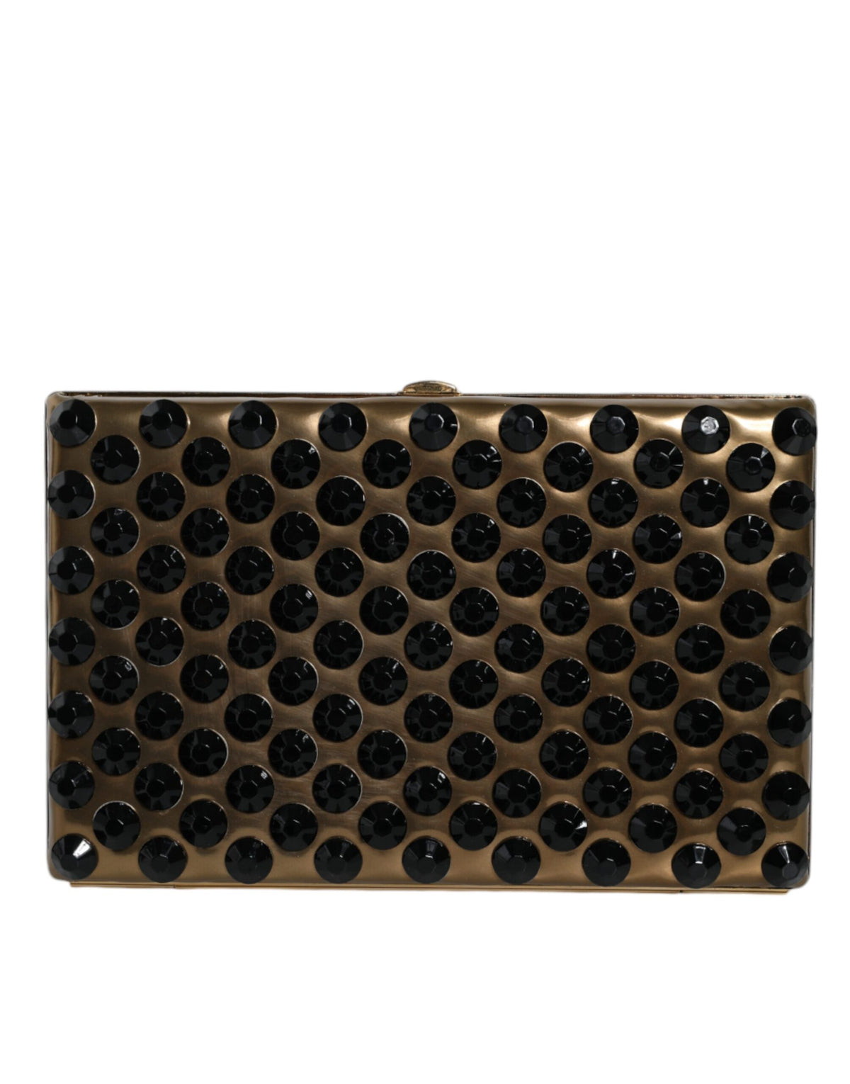Dolce &amp; Gabbana Gold Crystal Bifold Clutch Abend Party Damen Handtasche Tasche
