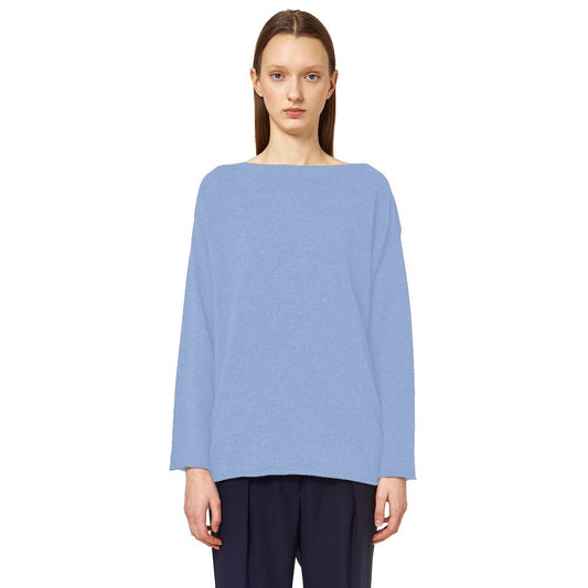 Alpha Studio Hellblauer Kaschmirpullover für Damen