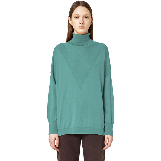 Grüner Seidenpullover von Alpha Studio