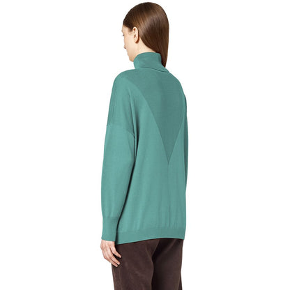 Grüner Seidenpullover von Alpha Studio