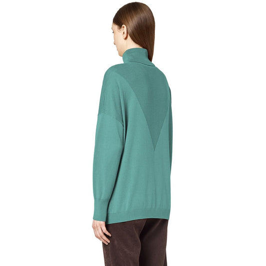 Grüner Seidenpullover von Alpha Studio