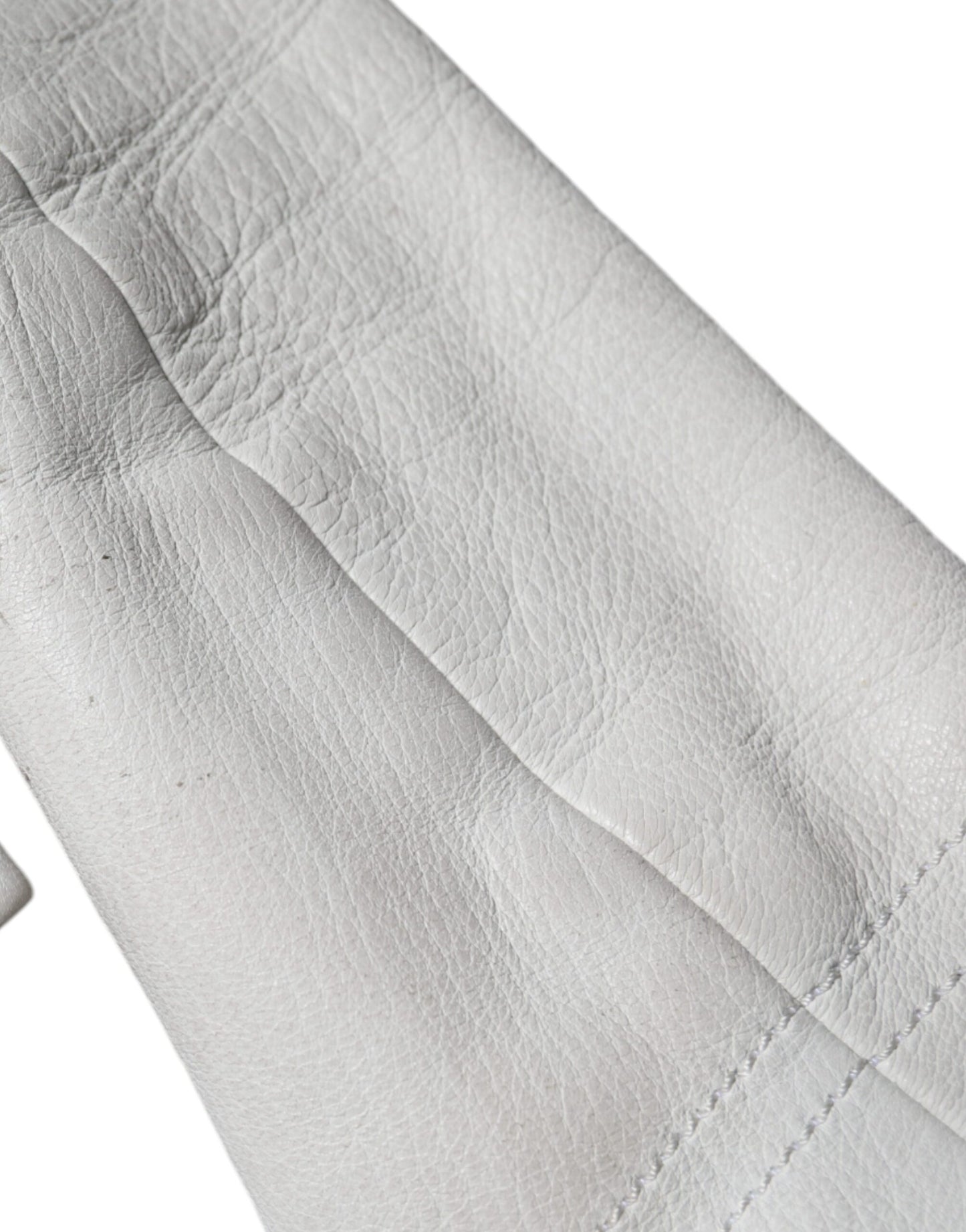 Dolce &amp; Gabbana – Weiße, zweireihige Blazer-Manteljacke