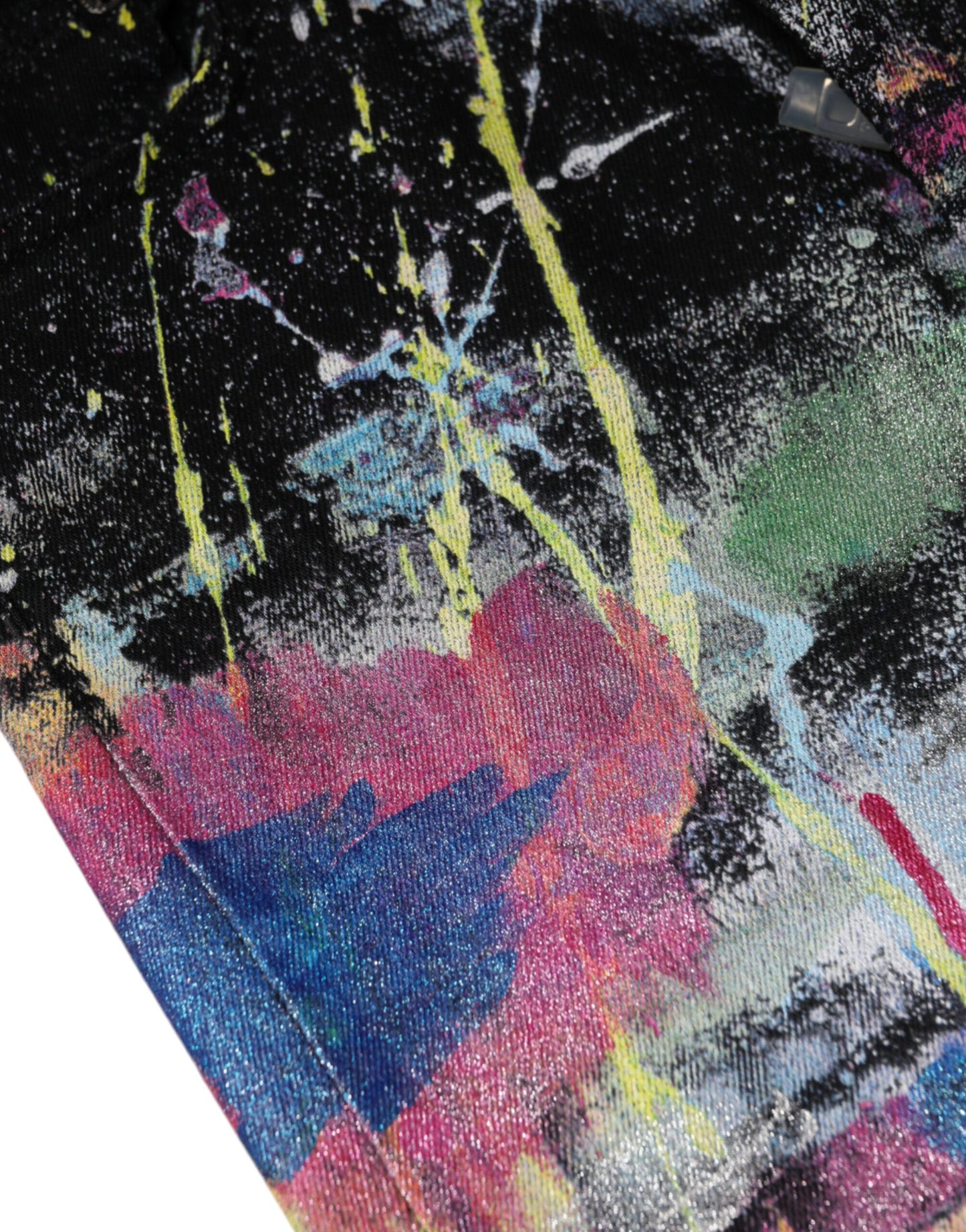 Dolce &amp; Gabbana – Skinny-Jeans aus Baumwolle mit mehrfarbigen Farbspritzern