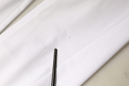 Dolce &amp; Gabbana – Weiße, konische Jeans aus Baumwolle mit mittlerer Taille