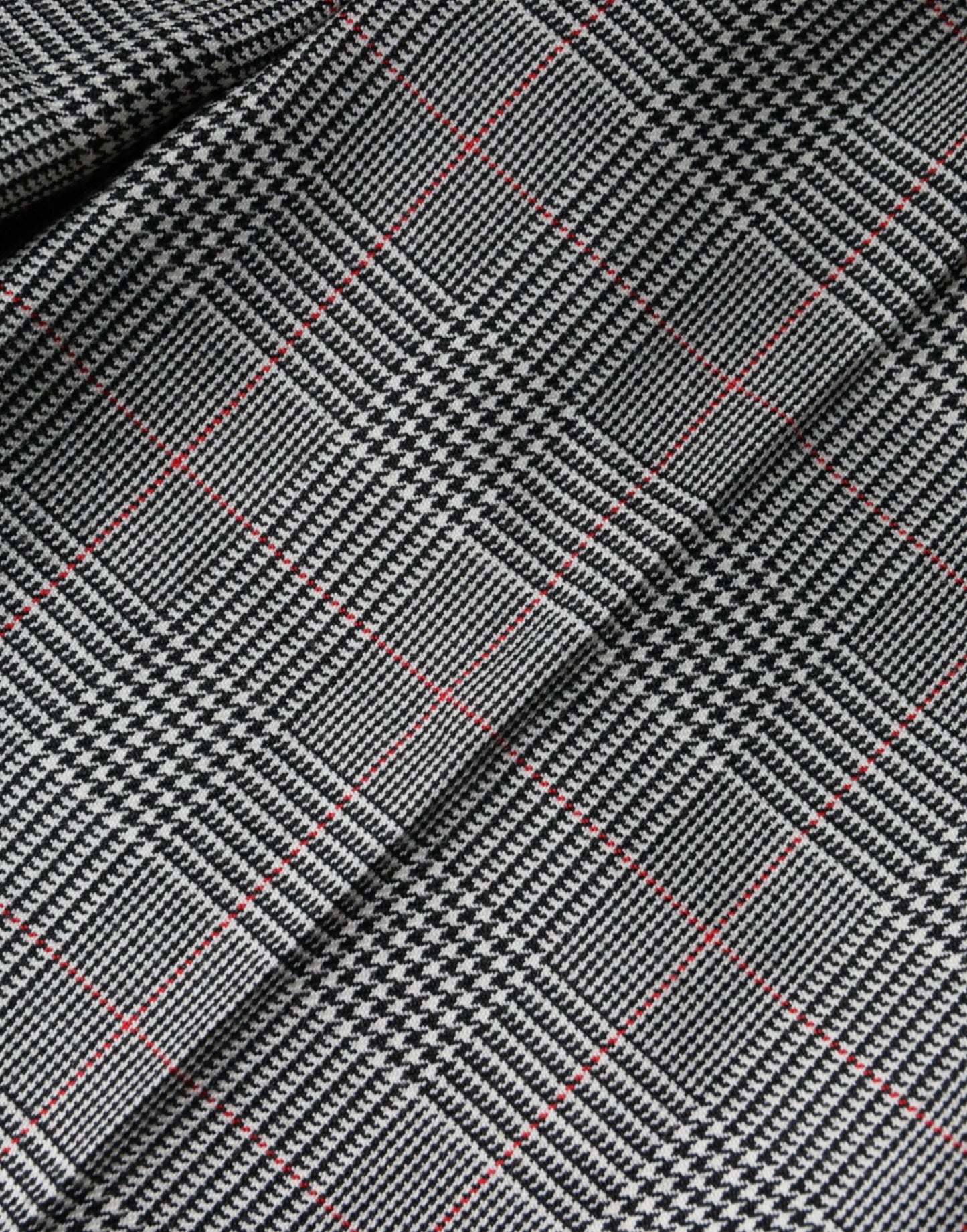 Dolce &amp; Gabbana Grau karierte Wolle mittlere Taille Frauen konische Hose