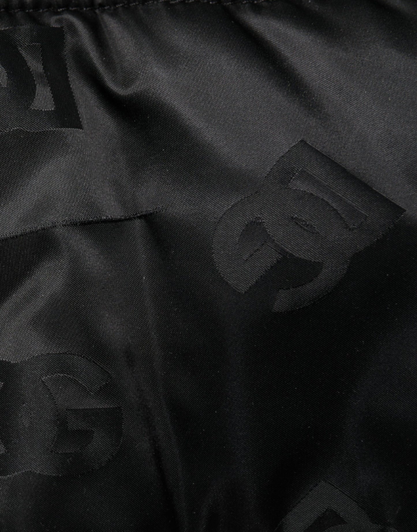 Dolce &amp; Gabbana – Schwarze, gesteppte Hose mit hoher Taille und weitem Bein für Damen