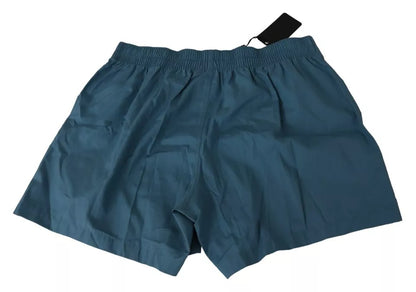 Dolce &amp; Gabbana – Boxershorts aus Baumwolle in regulärer Passform, Blau