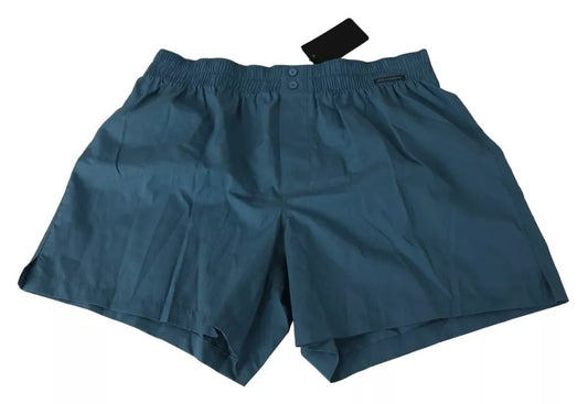 Dolce &amp; Gabbana – Boxershorts aus Baumwolle in regulärer Passform, Blau