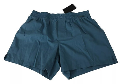 Dolce &amp; Gabbana – Boxershorts aus Baumwolle in regulärer Passform, Blau