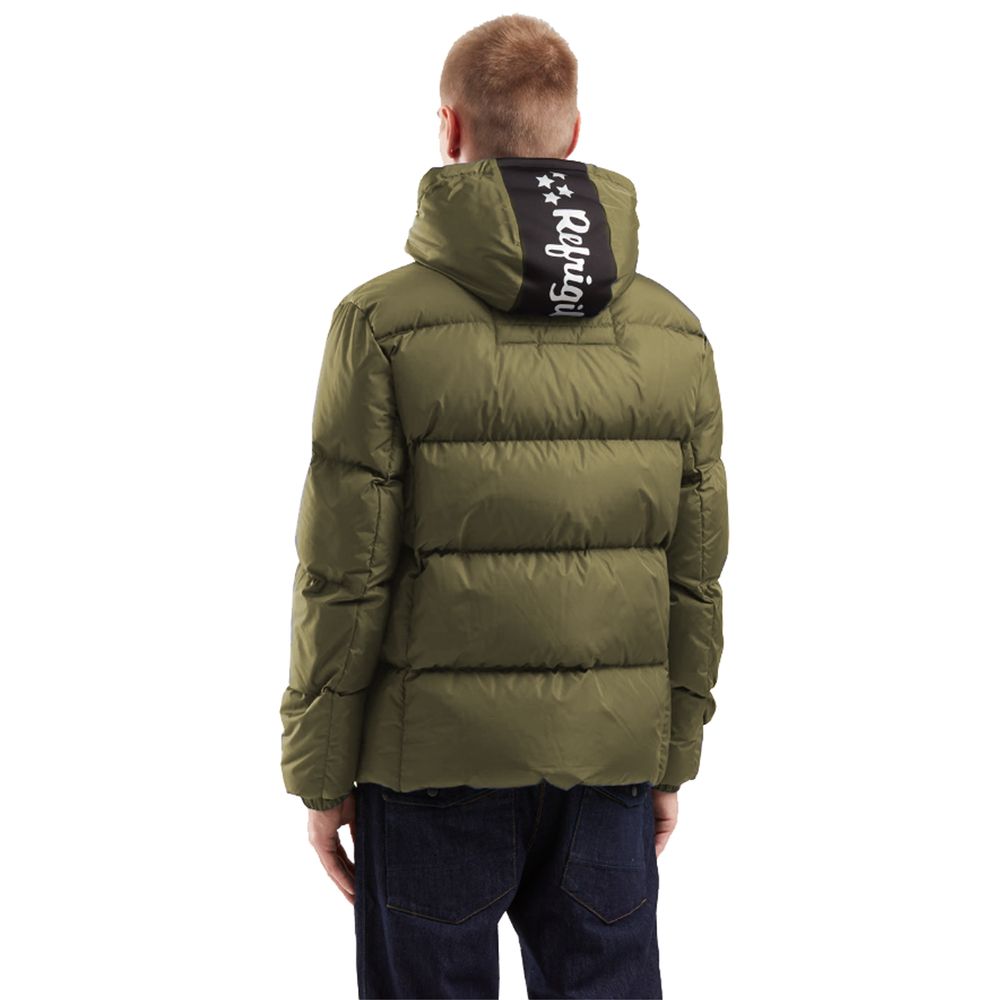 Refrigiwear Grüne Nylon Herrenjacke