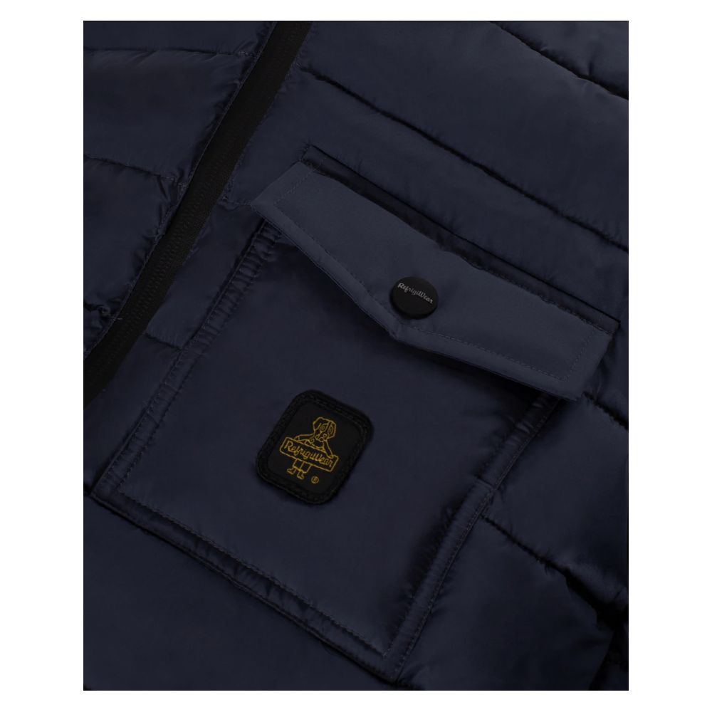 Refrigiwear Blue Nylon Men Jacket