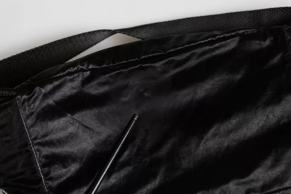 Dolce &amp; Gabbana – Gürteltasche aus schwarzem Nylongewebe