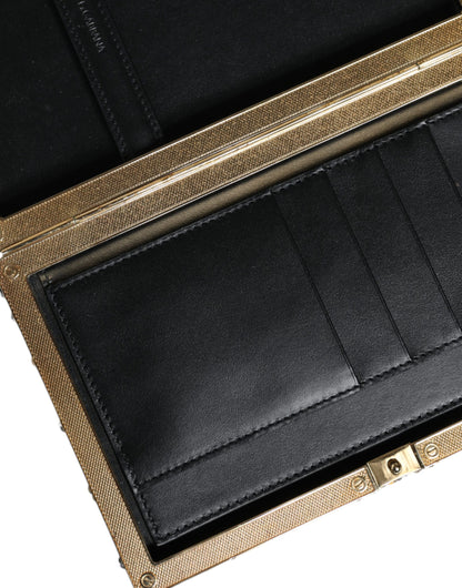 Dolce &amp; Gabbana – Abend-Umhängetasche mit silbernen Pailletten