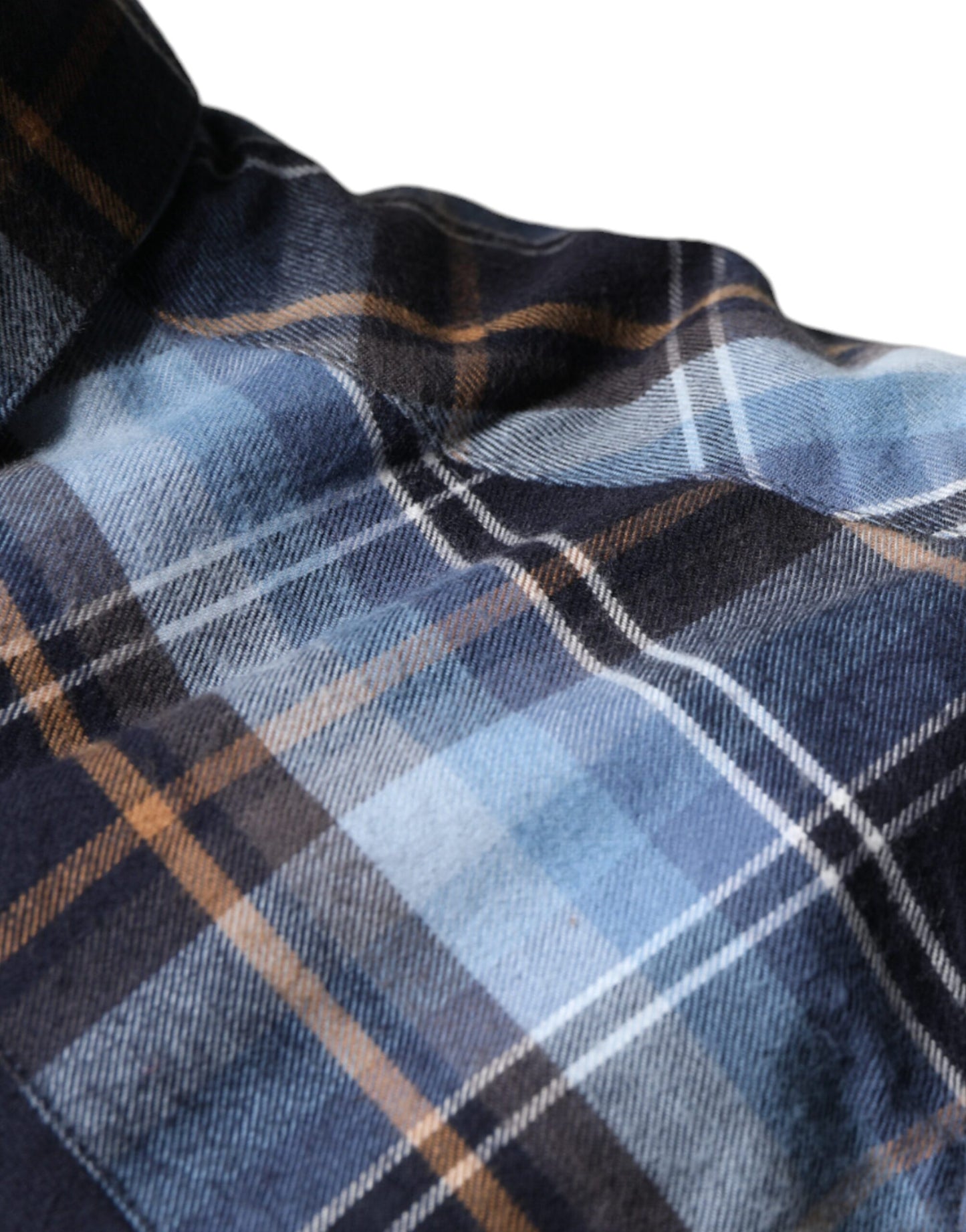 Dolce &amp; Gabbana – Mehrfarbig kariertes Slim-Fit-Hemd mit Paradiso-Patch