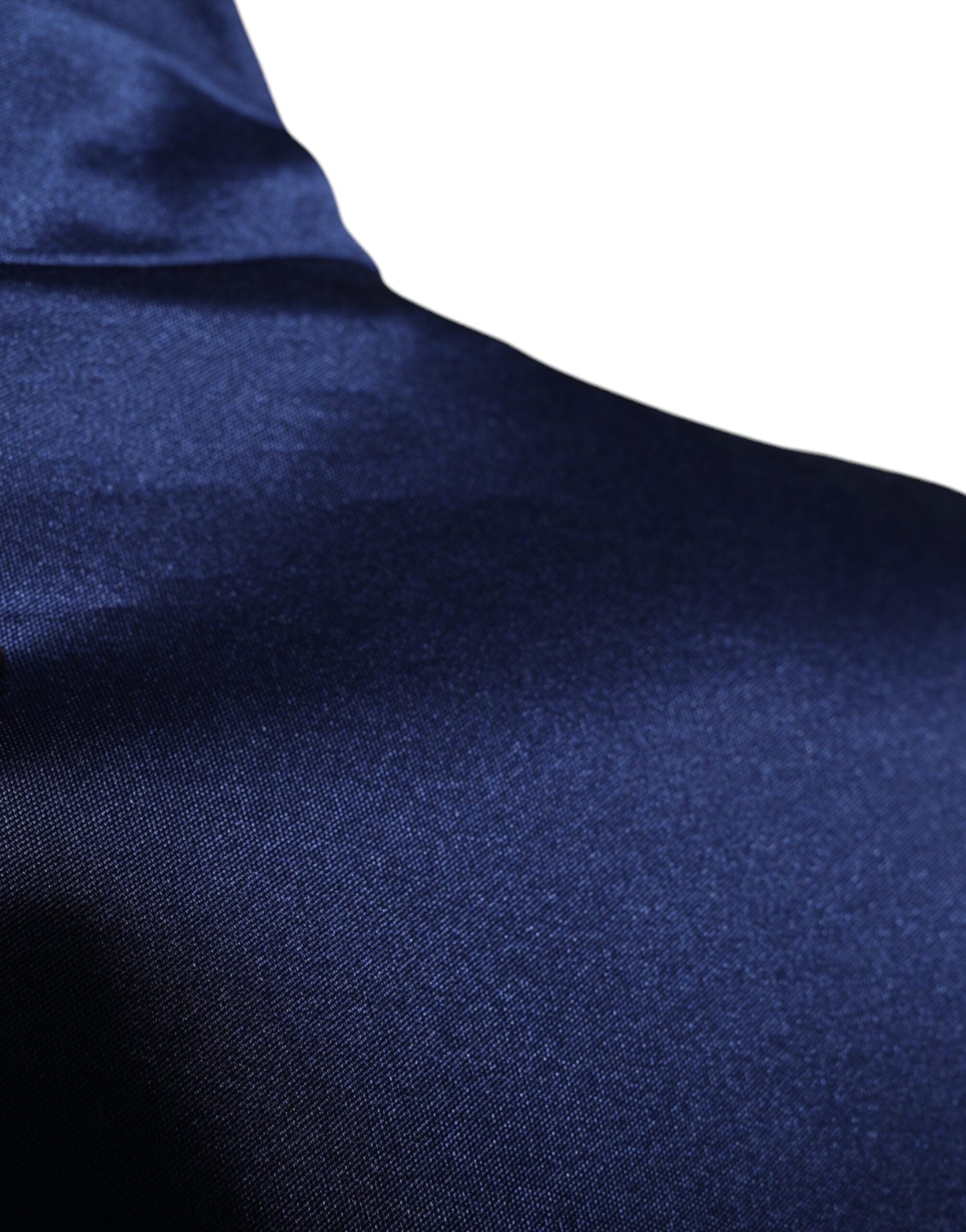 Dolce &amp; Gabbana Blauer Pullover mit heraldischem Patch und Streifen „King Bee“