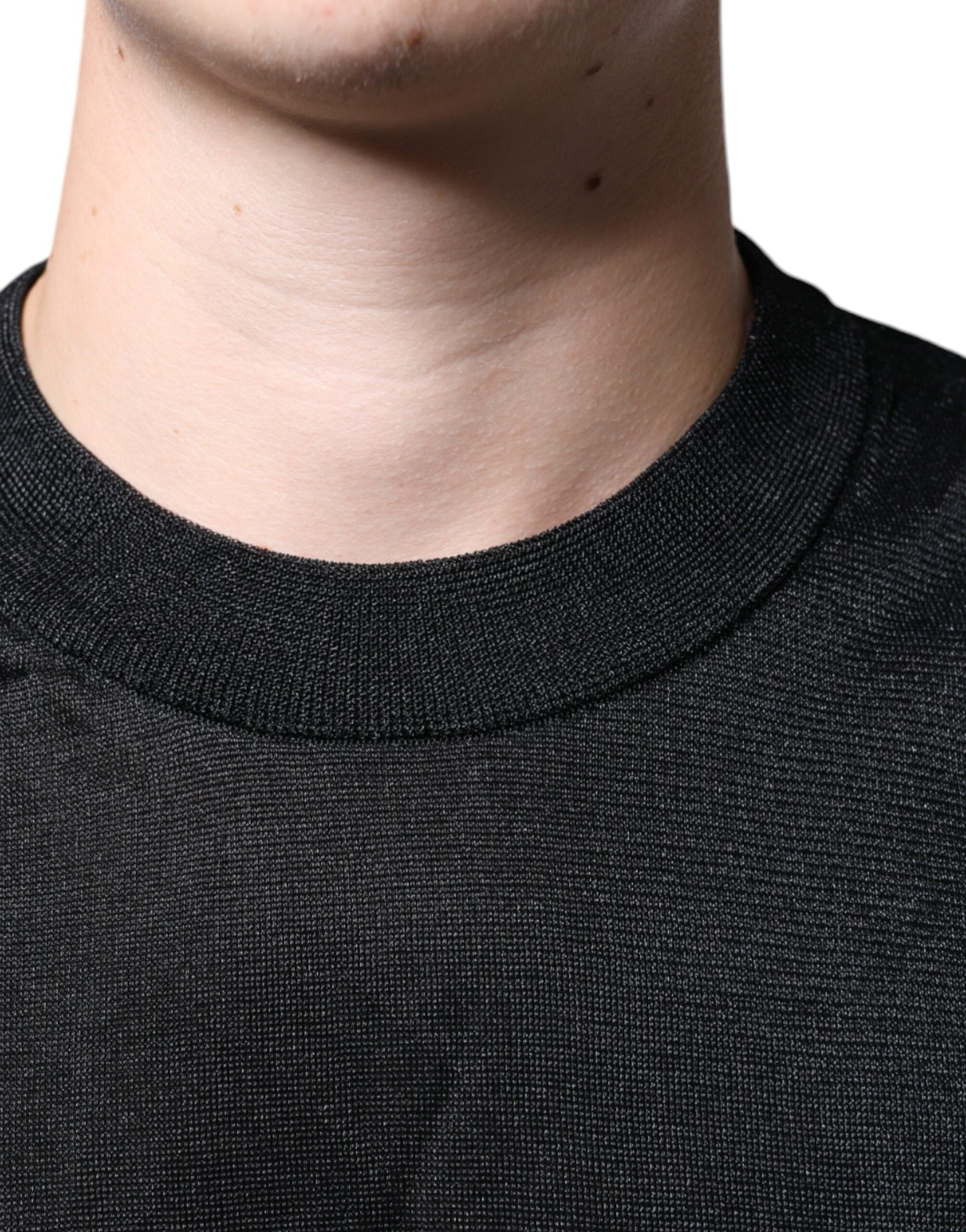 Dolce &amp; Gabbana Schwarzer Polyester-Pullover